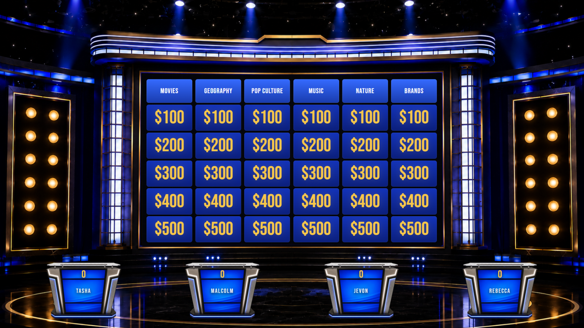 Clueparty - Quiz Game Show - Category Trivia - Windows Only